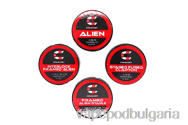 Vape Bulgaria Coilology Performance Prebuilt Coils Alien Tmn80 - 0.13ohm Ni80 27ga